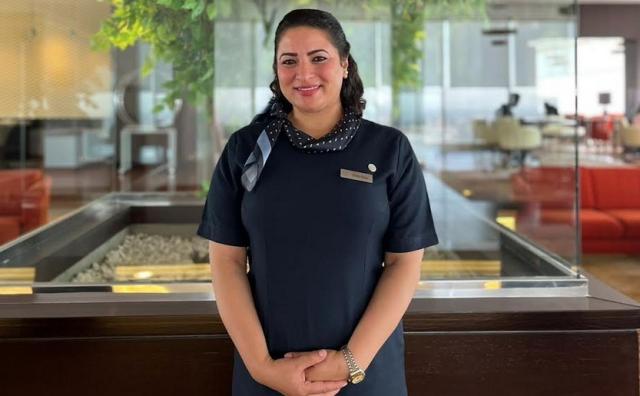 أماني سامي أول رئيسة لنقابة العاملين بفندق وكازينو شيراتون القاهرة