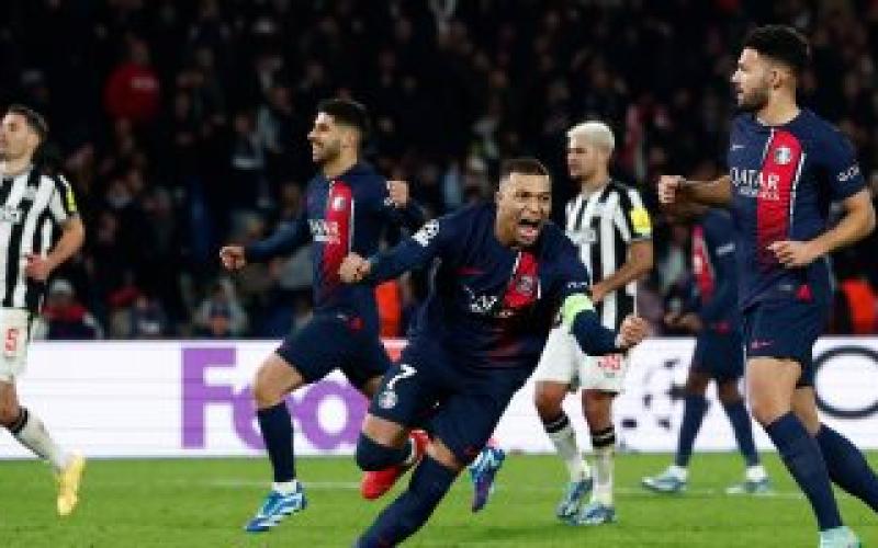 باريس سان جيرمان يقتنص تعادلا قاتلا أمام نيوكاسل يونايتد فى دورى أبطال أوروبا