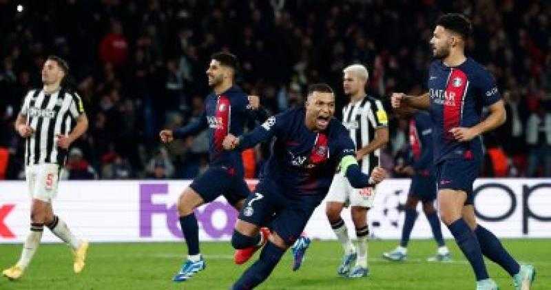 باريس سان جيرمان يقتنص تعادلا قاتلا أمام نيوكاسل يونايتد فى دورى أبطال أوروبا