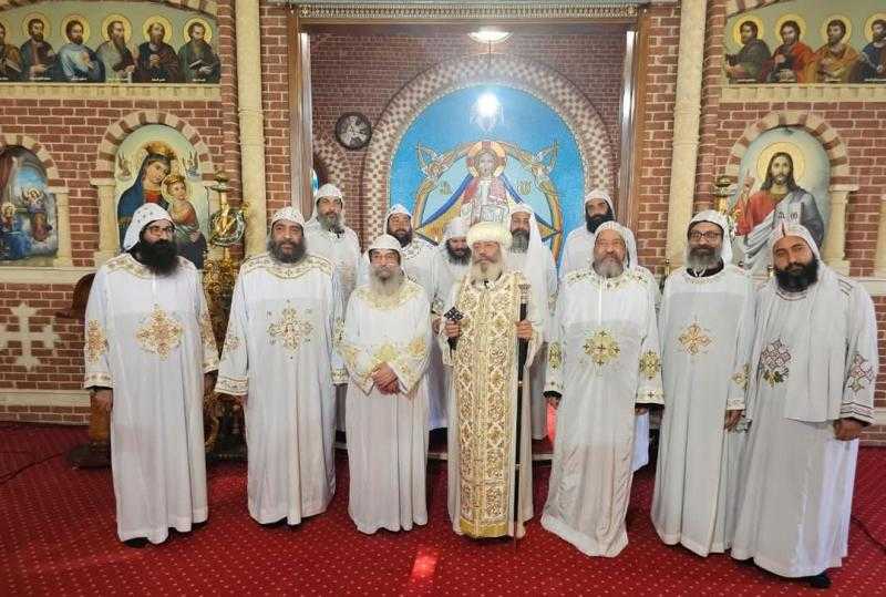 الأنبا باخوميوس يزور دير القديس مارمرقس الرسول بالعلمين