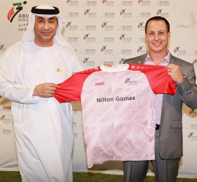 نادى أبو ظبي لألعاب القوى يستقبل رئيس المجلس الدولي للرياضة العسكرية