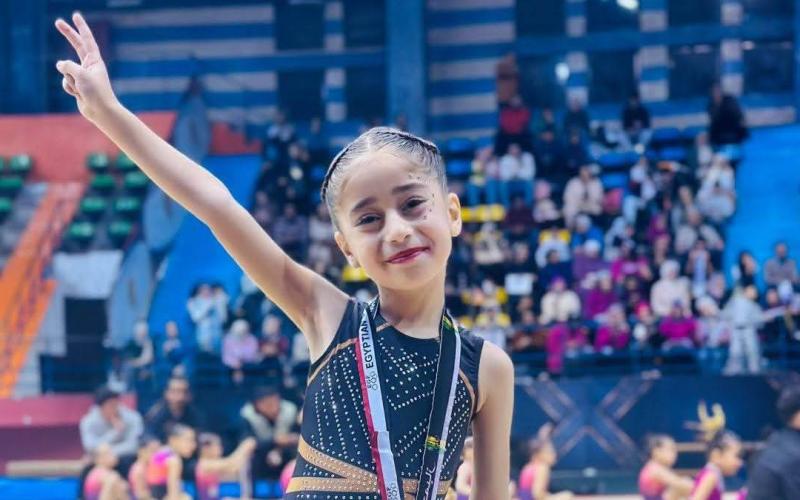 بيسان سعدون تحصد ذهبية بطولة الجمهورية للجمباز تحت 6 سنوات