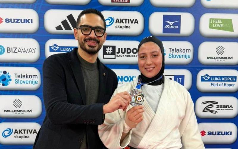 وزير الشباب والرياضة يهنئ صفا سليمان بأول إنجاز تاريخي للجودو المصري في كأس العالم للكبار