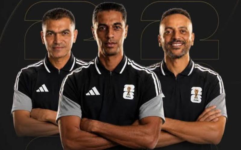 الظهور الثاني في المونديال.. أمين عمر وأبو الرجال وطه يقودون طاقم حكام الأرجنتين والنمسا