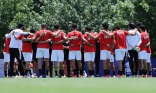 إلغاء مران منتخب مصر بعد ساعة بسبب عاصفة رعدية استعدادا للأرجنتين