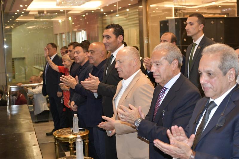 وزير الشباب والرياضة يشهد حفل تكريم المنتخب الوطني