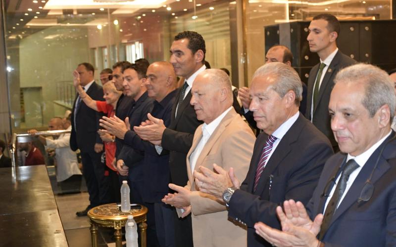 وزير الشباب والرياضة يشهد حفل تكريم المنتخب الوطني باستاد القاهرة بعد الإنجاز التاريخي في كأس العالم